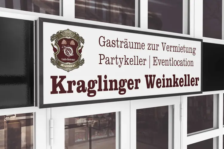 Kraglinger Weinkeller Schild